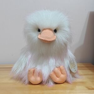 Aurora Luxe Boutique White And Pink Duck Plush